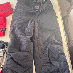 LL BEAN SKI BIBS AND MISCELLANEOUS SKI  ITEMS